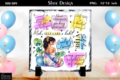 Positive Inspirational Quotes|Mental Health Slate Design Product Image 1