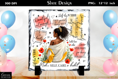 Positive Inspirational Quotes|Mental Health Slate Design Product Image 1