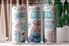 Love Yourself |Positive Quotes |Mental Health | Girl Tumbler Product Image 1