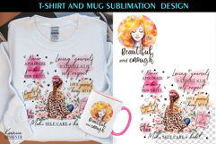 Watercolor Inspirational Quotes T shirt and Mug Sublimation Product Image 1