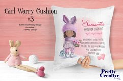 Girl Worry Cushion #3 Product Image 1