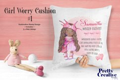 Girl Worry Cushion #1 Product Image 1