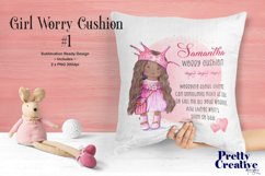 Girl Worry Cushion #1 Product Image 2