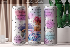 Love Yourself |Positive Quotes |Mental Health | Girl Tumbler Product Image 1