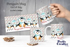 Penguin Mug Wrap &amp; Coaster Product Image 1