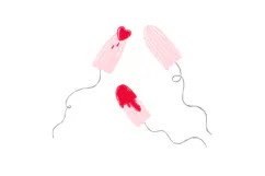 Menstrual Cycle & Women Health Digital Clipart , Feminine Product Image 3