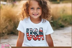 USA Stars and Stripes 4th of July patriotic sublimation png Product Image 1