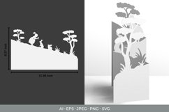 Folding Papercut Little Girl and Animal Product Image 1