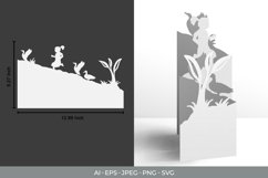 Folding Papercut Little Girl and Animal Product Image 1