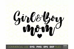 Download this Girl And Boy Mom SVG today for a good price. These compatible with Cricut, Silhouette, and Glowforge Cutting Machines.
