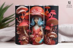 Girl and Mushrooms 3D Tumbler Sublimation Bundle Product Image 7