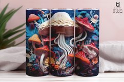 Girl and Mushrooms 3D Tumbler Sublimation Bundle Product Image 9