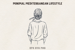 Minimal Mediterranean Lifestyle SVG Bundle PNG EPS Product Image 8