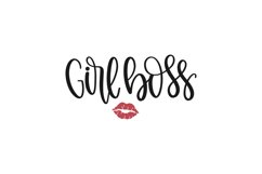 Girl Boss SVG Cut File Product Image 1