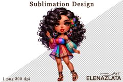 Girl Clipart. Summer sublimation Product Image 1