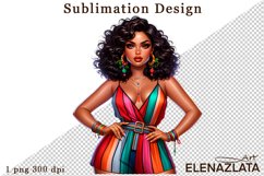 Girl Clipart. Summer sublimation Product Image 1