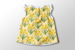 Daffodil Flower Digital Paper Pattern | Seamless Pattern Product Image 4