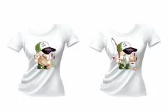 Gnome Fishing Father's Day PNG Clipart Product Image 2