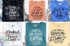 Fishing SVG PNG Bundle, Trendy Fishing Girl Shirt Design Product Image 1
