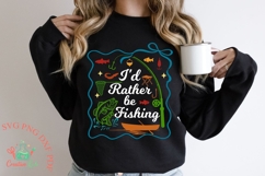 girl fishing svg 