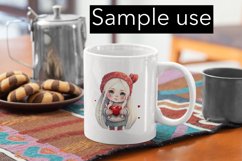 Gnome Girl with Heart 2 - Valentine&#039;s Day Product Image 2