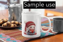 Gnome Girl with Heart 4 - Valentine&#039;s Day Sublimation Product Image 3