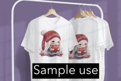 Gnome Girl with Heart 4 - Valentine&#039;s Day Sublimation Product Image 4