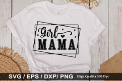 Girl mama SVG - Mother&#039;s Design Product Image 1