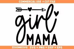 Girl Mama SVG, Mama shirt SVG, Mama Mug SVG Product Image 1