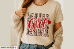 Mama Mom Mother Girl SVG PNG T-shirt Design Product Image 4