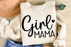 Girl Mama SVG Design, Mother&#039;s Day SVG Design Product Image 3