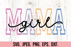 Girl Mama SVG - Mom Life PNG - Mom Of Girls Mothers Day Gift Product Image 4