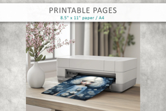 cute girl journal papers, girl printable pages Product Image 7