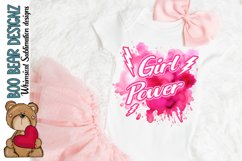 Girl Power Sublimation t Shirt design Product Image 1
