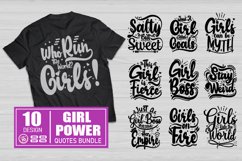 Girl power quotes SVG bundle - Girl quotes SVG,EPS,DXF,PNG Product Image 1
