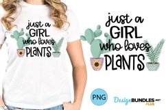 Girl Who Loves Plants Sublimation
