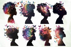 Girl With Butterfly Sublimation Clipart Product Image 2