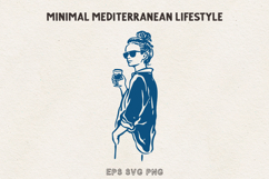 Minimal Mediterranean Lifestyle SVG Bundle PNG EPS Product Image 13