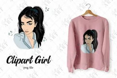 Sublimation Clipart Girl, Illustration, PNG file Product Image 1