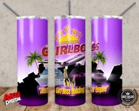 Girlboss |Tumbler Wrap Design Sublimation | instant download Product Image 2