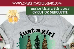 Just A Girl Who Loves Christmas | Christmas Sublimation PNG Product Image 2