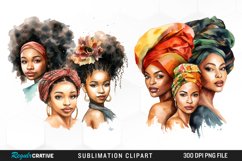 Girls Black History Month Exquisite Clipart Product Image 1