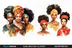 Girls Black History Month Set Clipart Product Image 1