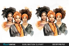 Girls Black History Month Artwork Clipart Product Image 1