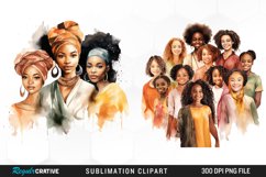 Girls Black History Month Graphics Clipart Product Image 1