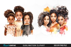 Girls Black History Month PNG Clipart Product Image 1