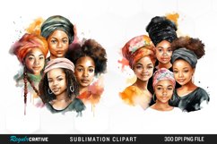 Girls Black History Month PNG Clipart Product Image 1