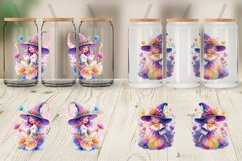 Girls Cackling Witch Glass Can Wraps Product Image 5