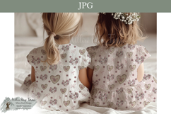 Vintage Valentine Heart Seamless Pattern | Valentines Day Product Image 2