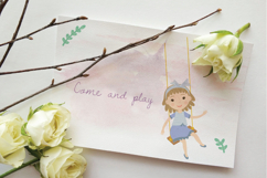 Girls Playing Games, Paper Doll, Multi skin tone Product Image 7